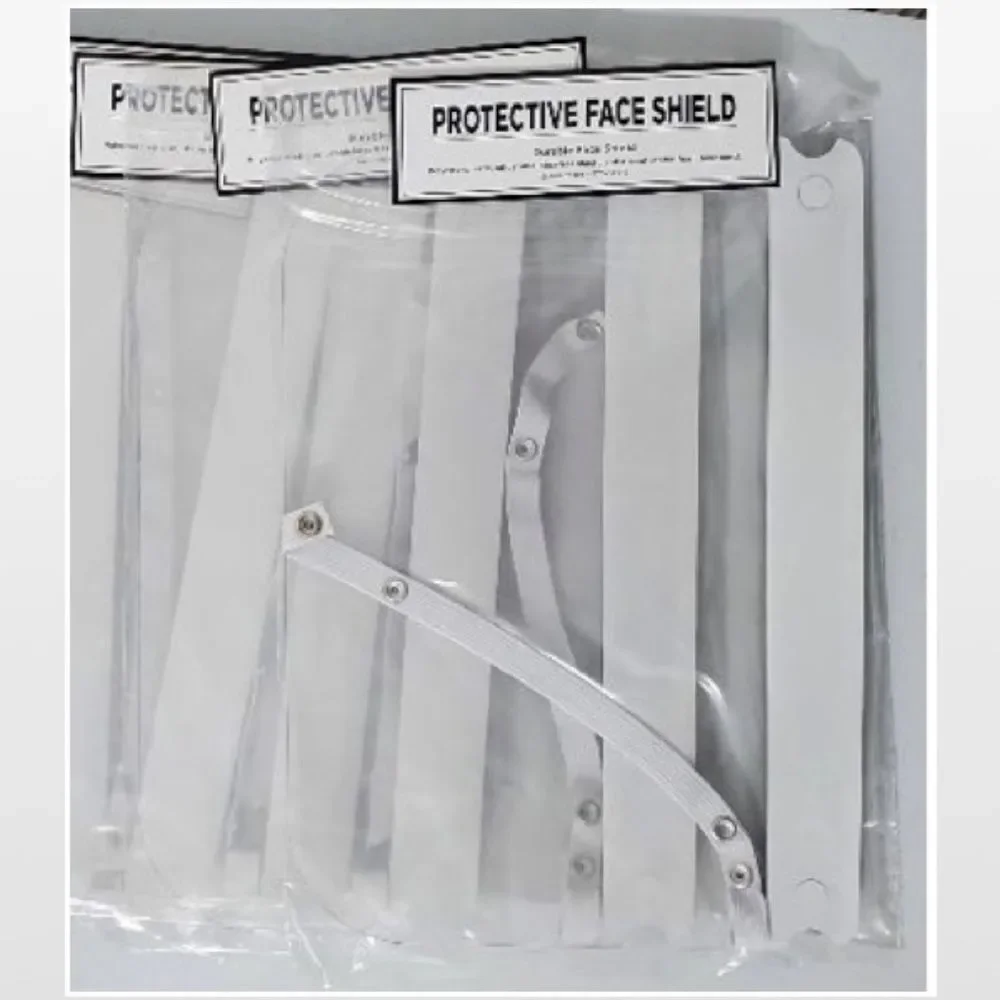 New Clear Plastic Face Shields Acce
